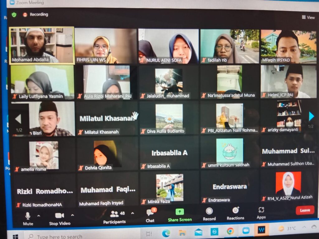 Bahas Pendidikan Islam, Jurusan PAI Adakan Guest Lecturer bersama Prof. Dr. Muhammad Abdalla